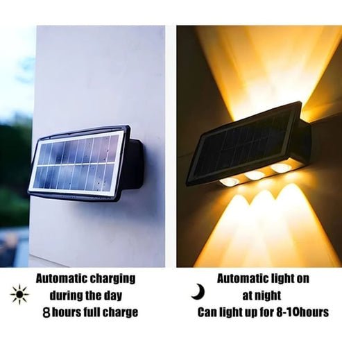 outdoor equipment : IllumiSun - LED Wandlamp op Zonne-Energie - Wit Licht in van Pantino