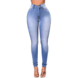 Jeans : Jeans Blauw - Jasmijn Shaping - Hoge Taille in Blauw van Pantinoshop