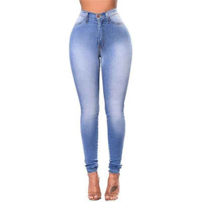 Jeans : Jeans Blauw - Jasmijn Shaping - Hoge Taille in Blauw van Pantino
