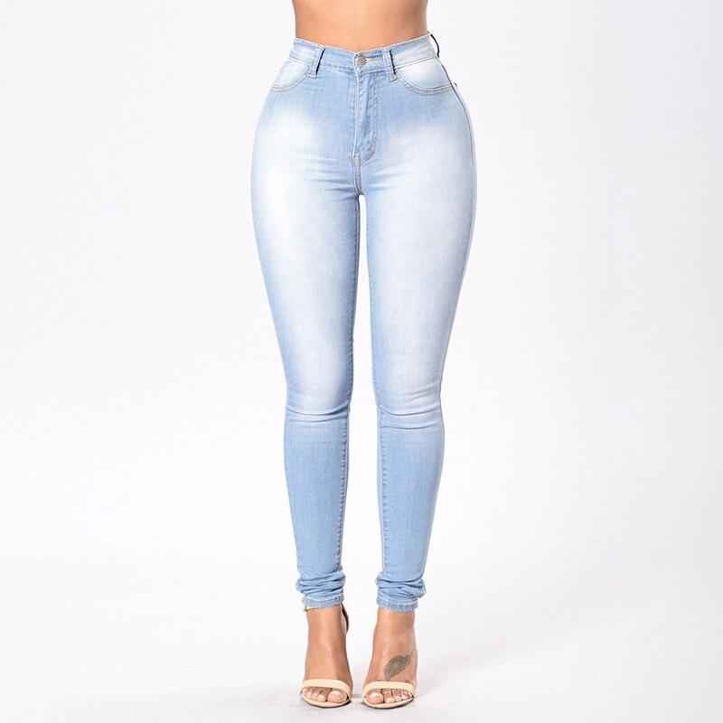 Jeans : Jeans Blauw - Jasmijn Shaping - Hoge Taille in Licht Blauw van Pantino