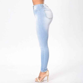 Jeans : Jeans Blauw - Jasmijn Shaping - Hoge Taille in van Pantino