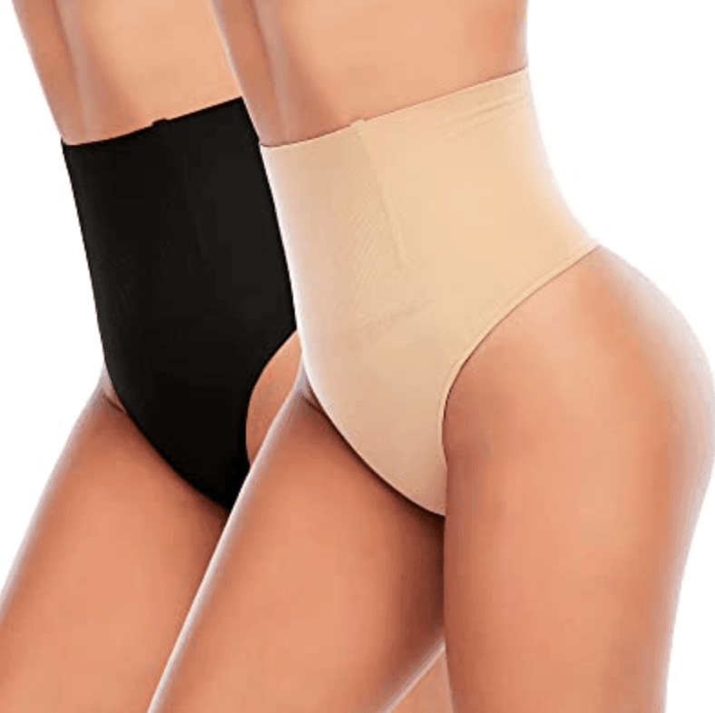 Waist Shaper : Vive Waist Shaper - Zwart in Zwart + Beige van Pantino