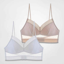 Bra : Lage Rug Liftende BH - Zwart & Wit in Wit & Beige van Pantino