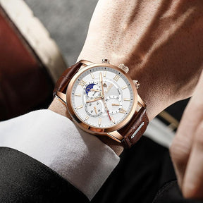 watches : Horloge voor Heren - Goud Wit in van Pantino