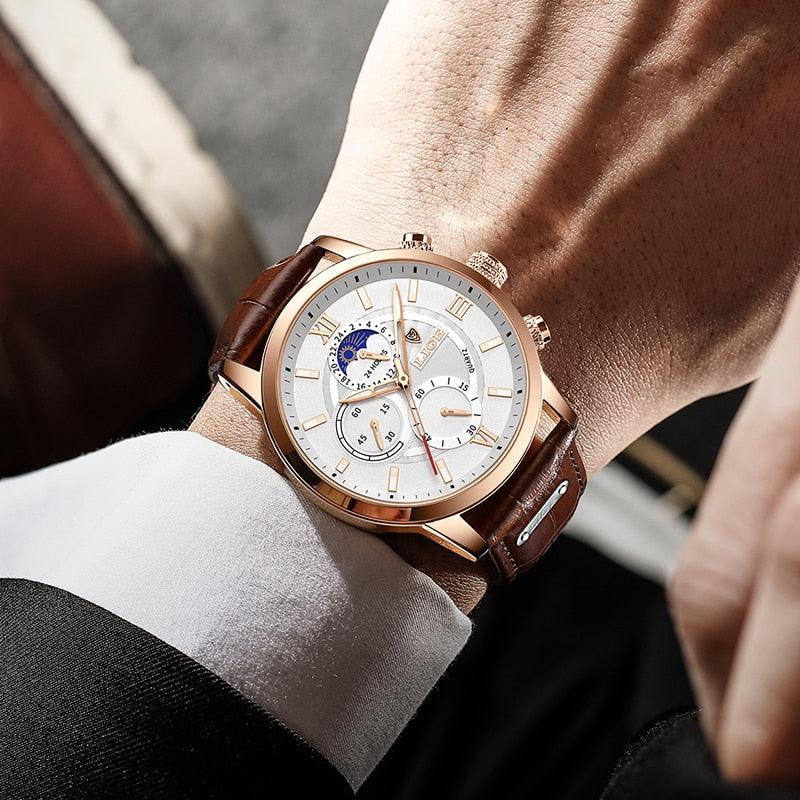 watches : Horloge voor Heren - Goud Wit in van Pantino