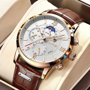 watches : Horloge voor Heren - Goud Wit in van Pantino