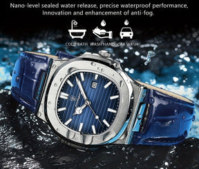 watches : Herenhorloge Zwart RVS 42mm - Modern Polshorloge met Datum voor Mannen in van Pantino
