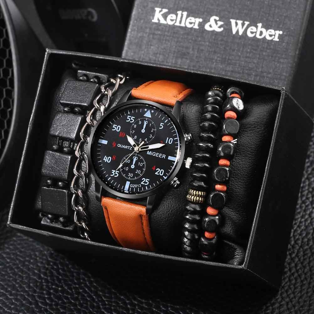 watches : Horloge Heren Zwart/zilver - Luxe Set - Fashion in van Pantino