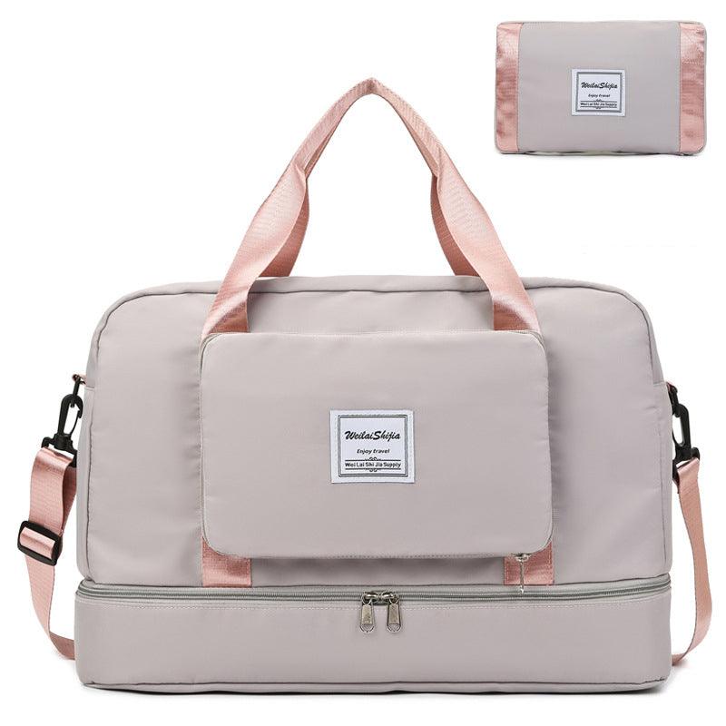 bags : LuxeFinds - Bagage Tassen Opvouwbaar - Zwart in Lichtgrijs van Pantino
