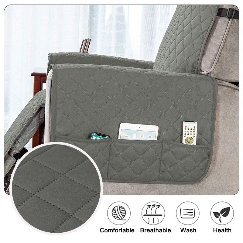home & garden : Universele Fauteuil Hoes - Zwart in van Pantino