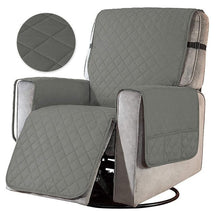 home & garden : Universele Fauteuil Hoes - Zwart in Lichtgrijs van Pantino
