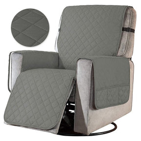 home & garden : Universele Fauteuil Hoes - Zwart in Lichtgrijs van Pantino