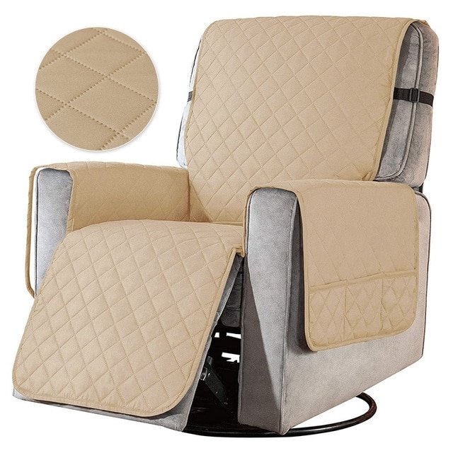 home & garden : Universele Fauteuil Hoes - Zwart in Beige van Pantino