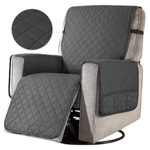 home & garden : Universele Fauteuil Hoes - Zwart in Grijs van Pantino