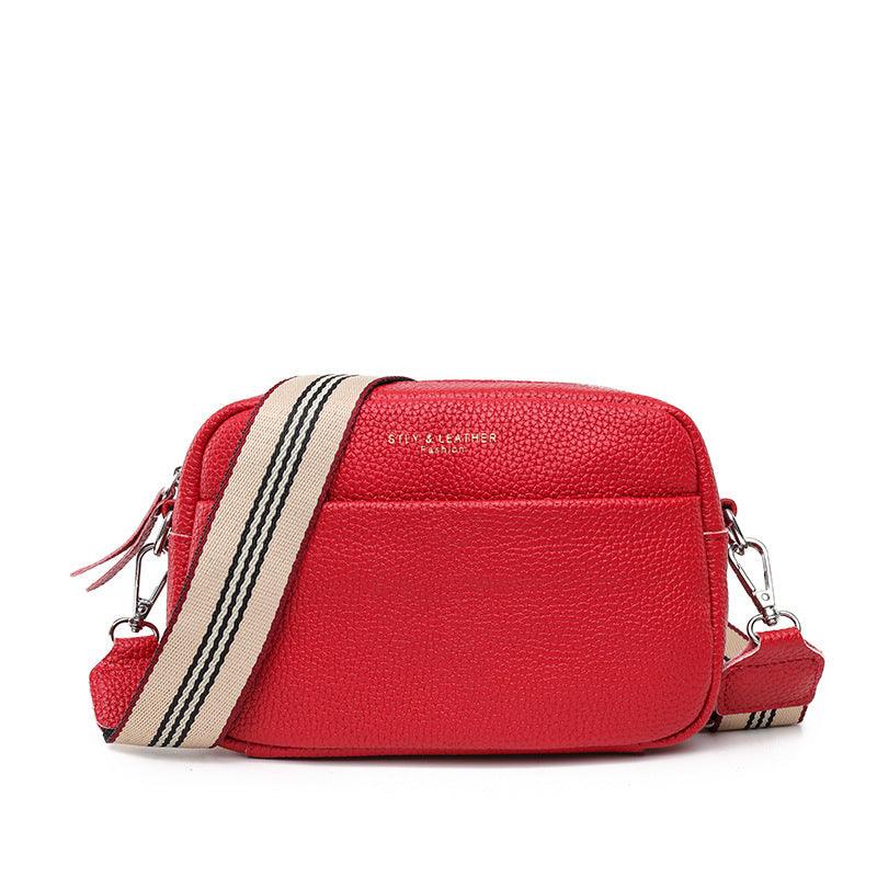 bags : LuxusHandbag - Perfecte Mix van Stijl en Comfort - Groen in Rood van Pantino