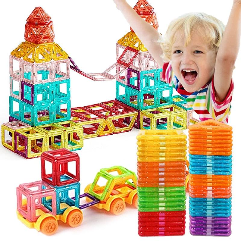 other : MagicBlock - Magnetische Bouwstenen Kinderen in 184 eenheden van Pantino