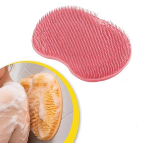 Back Scrubber : MassagePad - Rug Schrobborstel Siliconen - Lichtroze in van Pantino