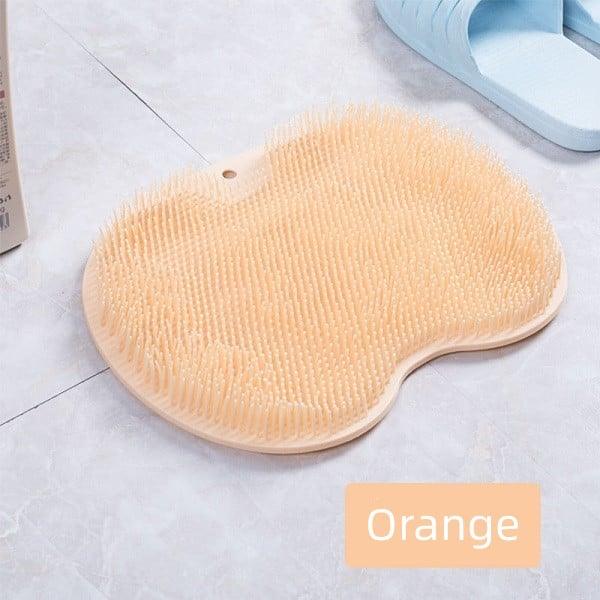 Back Scrubber : MassagePad - Rug Schrobborstel Siliconen - Lichtroze in Oranje Lichtroze van Pantino