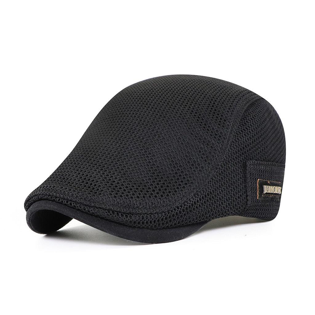 Beret : Baret Heren Wit (Uitverkocht) - MeshCap - Casual voor Hoeden Baretten Katoen Caps in Zwart van Pantinoshop