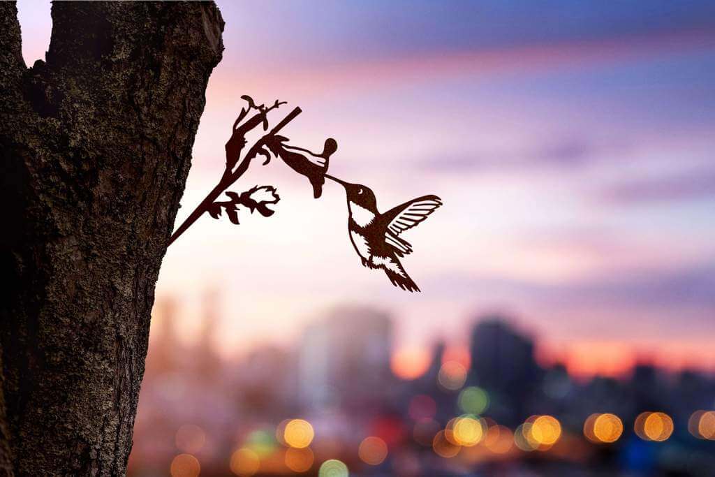 home & garden : Metalen Kolibrie Kunst Werf in van Pantino