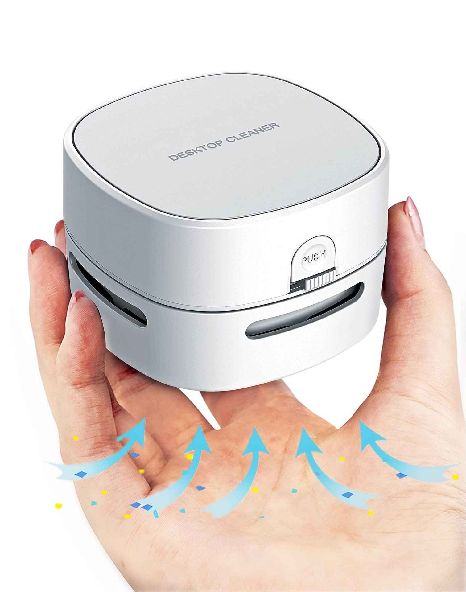 gadgets : Mini Bureau Stofzuiger - Wit in wit van Pantino