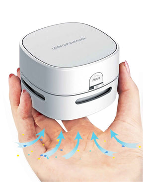 gadgets : Mini Bureau Stofzuiger - Wit in wit van Pantino