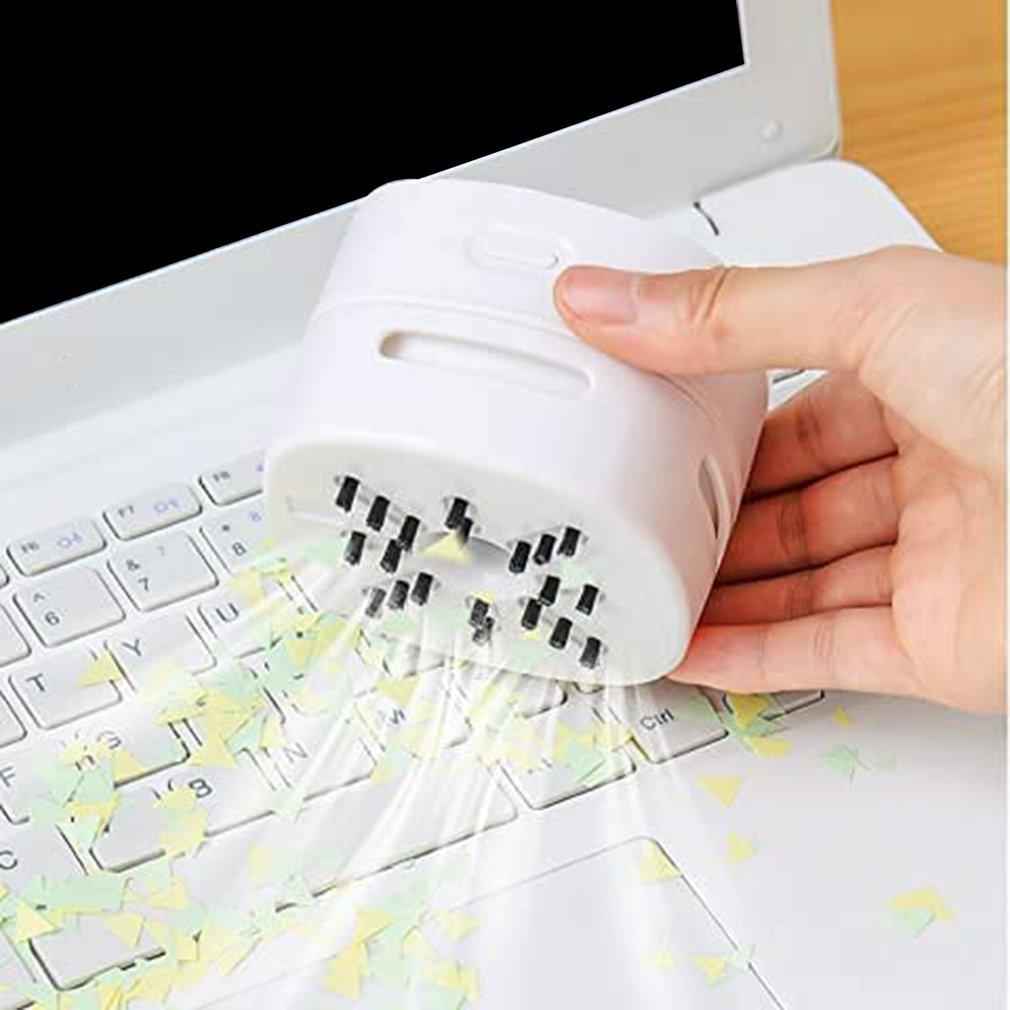 gadgets : Mini Bureau Stofzuiger - Wit in van Pantino