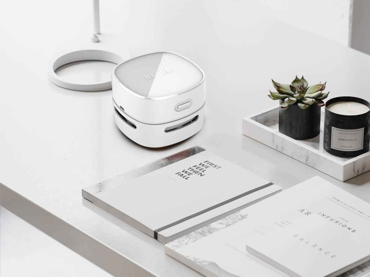gadgets : Mini Bureau Stofzuiger - Wit in van Pantino