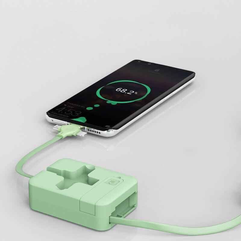 gadgets : Multiport 4-in-1 USB-Oplaadkabel - Rood in van Pantino