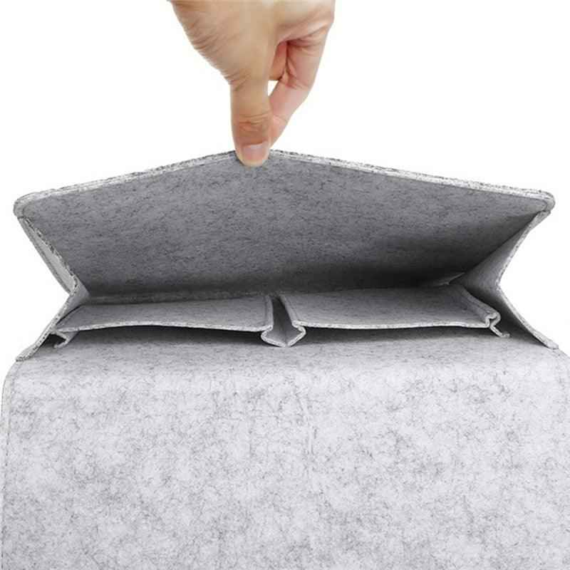 home & garden : Opbergzak voor Bed & Bank - Bruin in Lichtgrijs Bruin van Pantino