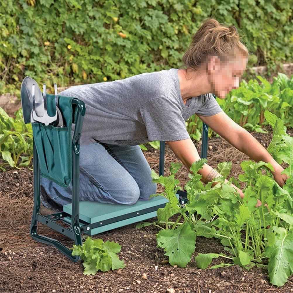 home & garden : Opvouwbare Knielzitje - Voorkom Kniepijn - Zwart in van Pantino