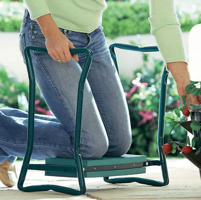 home & garden : Opvouwbare Knielzitje - Voorkom Kniepijn - Zwart in van Pantino