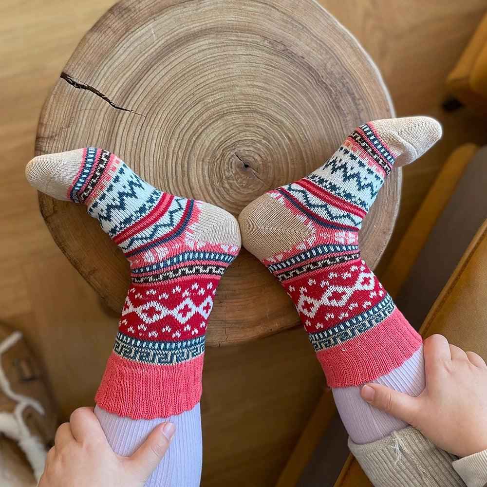 Socks : Heren Sokken Ragner (5 Paar) - Comfortabele, Warme Katoenen Wintersokken in van Pantino