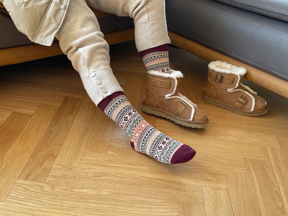 Socks : Heren Sokken Ragner (5 Paar) - Comfortabele, Warme Katoenen Wintersokken in van Pantino