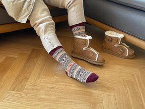 Socks : Heren Sokken Ragner (5 Paar) - Comfortabele, Warme Katoenen Wintersokken in van Pantino
