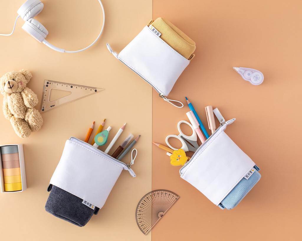 Pencil Case : Up Etui voor Potloden - Blauw in van Pantino