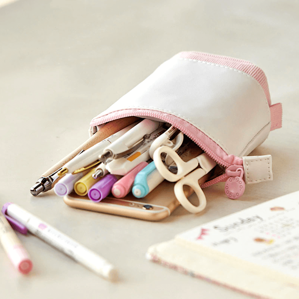 Pencil Case : Up Etui voor Potloden - Blauw in van Pantino