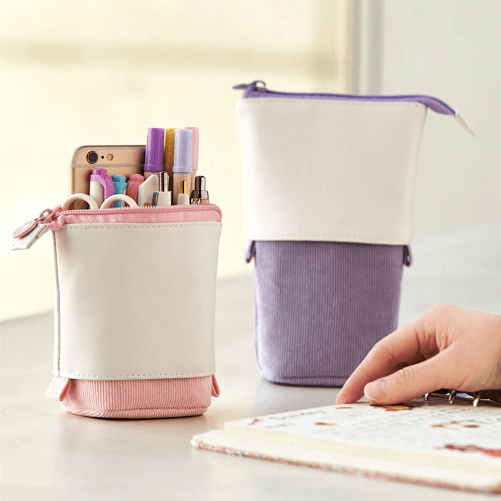 Pencil Case : Up Etui voor Potloden - Blauw in van Pantino