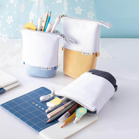 Pencil Case : Up Etui voor Potloden - Blauw in van Pantino