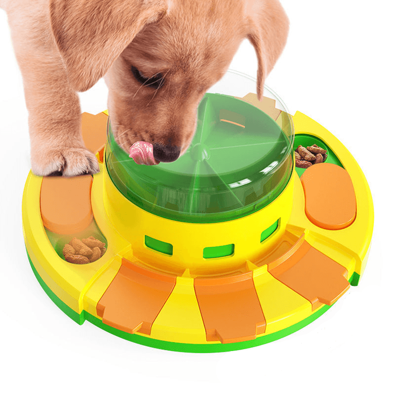 pets : PuzzleToy - PetFeeder - Hondenspeelgoed Voedingstraining in Groen van Pantino