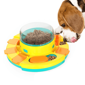pets : PuzzleToy - PetFeeder - Hondenspeelgoed Voedingstraining in Blauw van Pantino