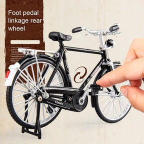 home & garden : RetroBike Miniatuur Fiets - Uniek & Stijlvol - Zwart in van Pantino