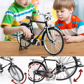 home & garden : RetroBike Miniatuur Fiets - Uniek & Stijlvol - Zwart in van Pantino