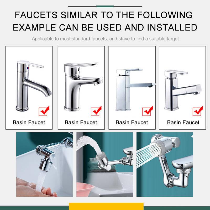 home & garden : Rotating1080° Faucet - Universele Robotarmkraan in van Pantino