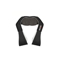 Cuscino massaggiante Shiatsu nero con calore per collo e schiena - Cuscino ergonomico portatile
