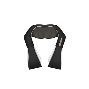 gadgets : Shiatsu Massagekussen Zwart met Warmte voor Nek & Rug - Draagbaar Ergonomisch Kussen in Zwart - 6 knoppen van Pantino