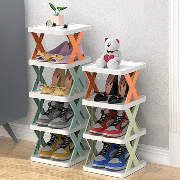 home & garden : ShoeRack - Opvouwbare Schoenenorganiser - Groen in van Pantino