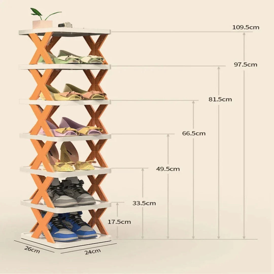 home & garden : ShoeRack - Opvouwbare Schoenenorganiser - Groen in van Pantino