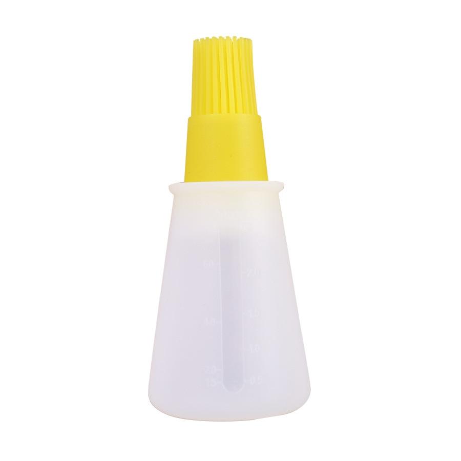 home & garden : Silicone Olie Fles met Borstel - Rood in Geel van Pantino