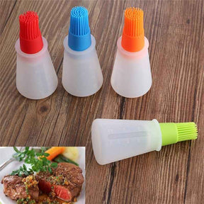 home & garden : Silicone Olie Fles met Borstel - Rood in van Pantino